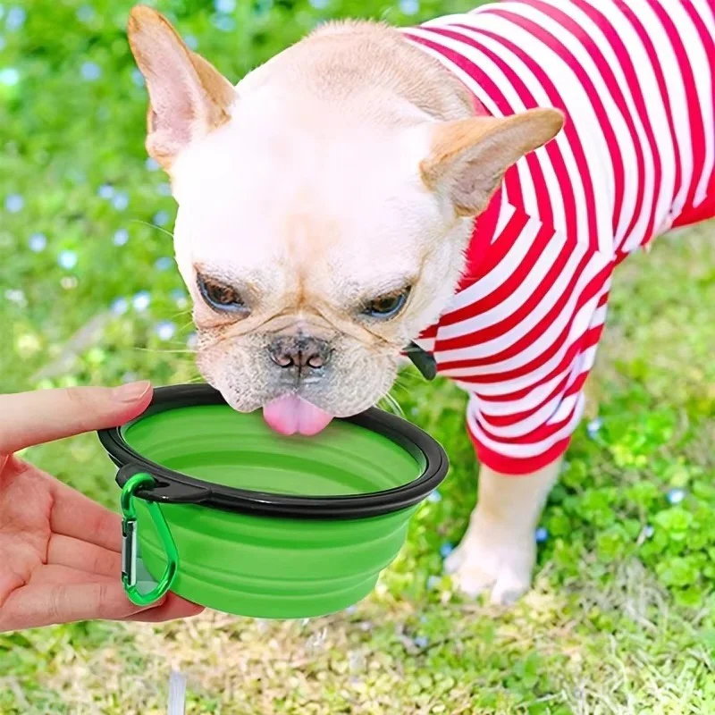 Portable Collapsible Silicone Pet Bowl for Dogs and Cats - Image 8
