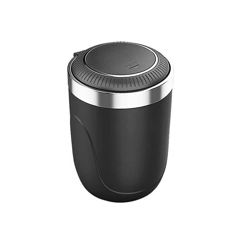 Portable Cup Holder Ashtray with LED Light, Lidded and Odor Resistant Design - Image 6