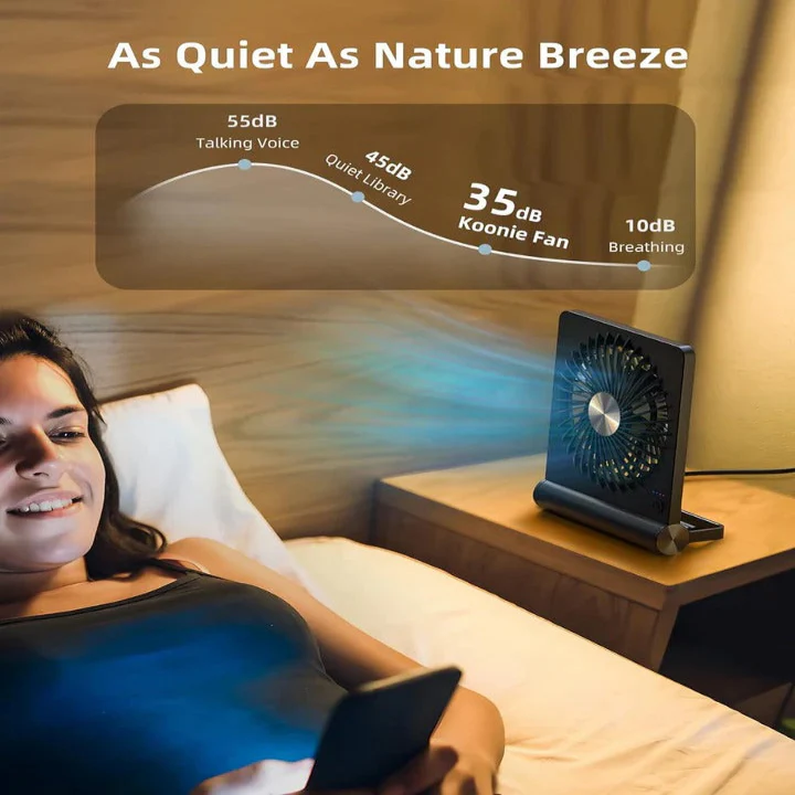 USB Powered Desk Fan with Adjustable Head - Image 6