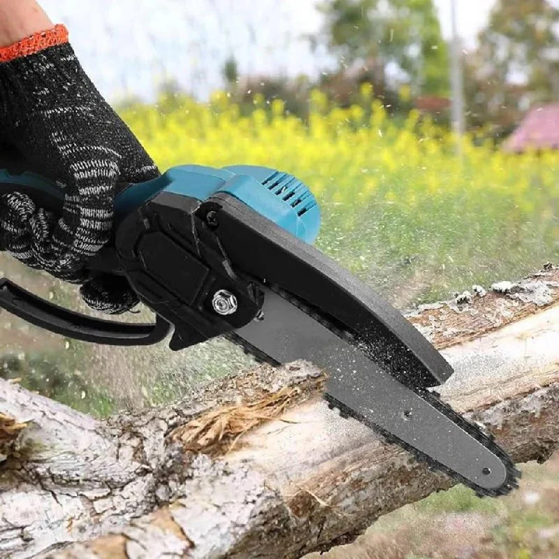 Portable Electric Chainsaw with Fast Precision Cutting for Outdoor Use - Image 2