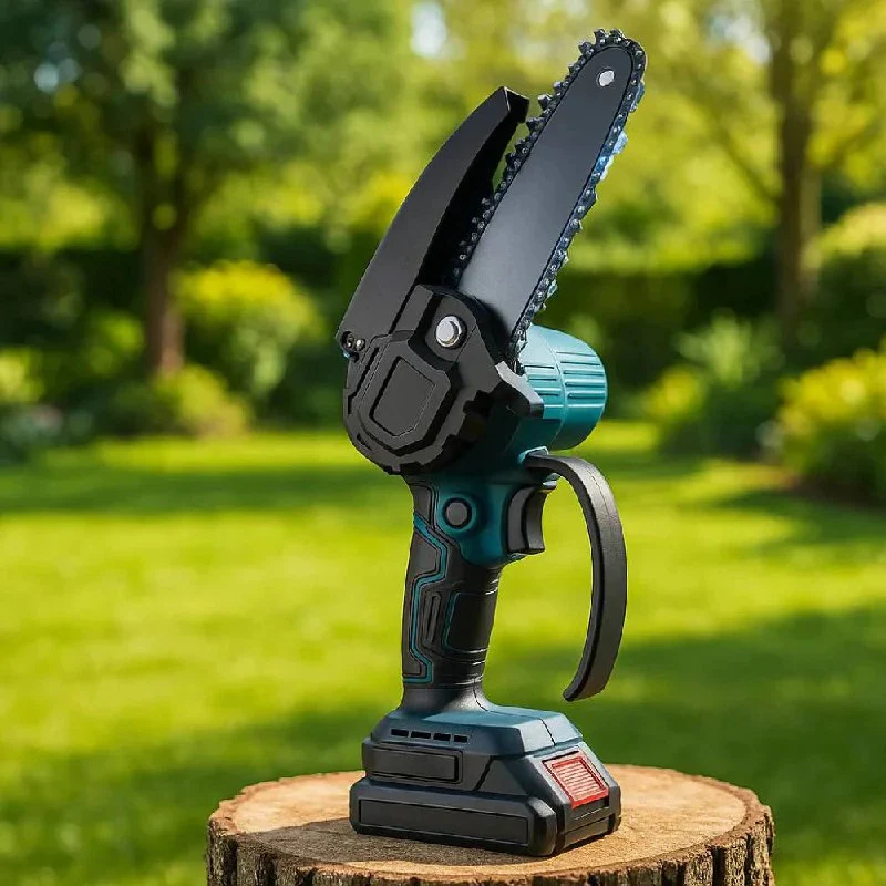 Portable Electric Chainsaw with Fast Precision Cutting for Outdoor Use - Image 3