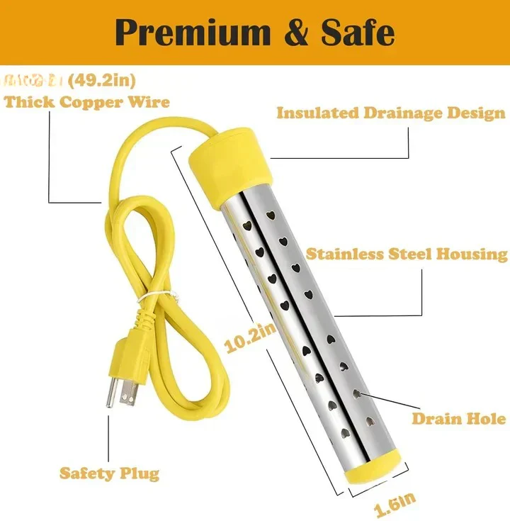 Portable Electric Immersion Water Heater For Home - Image 6