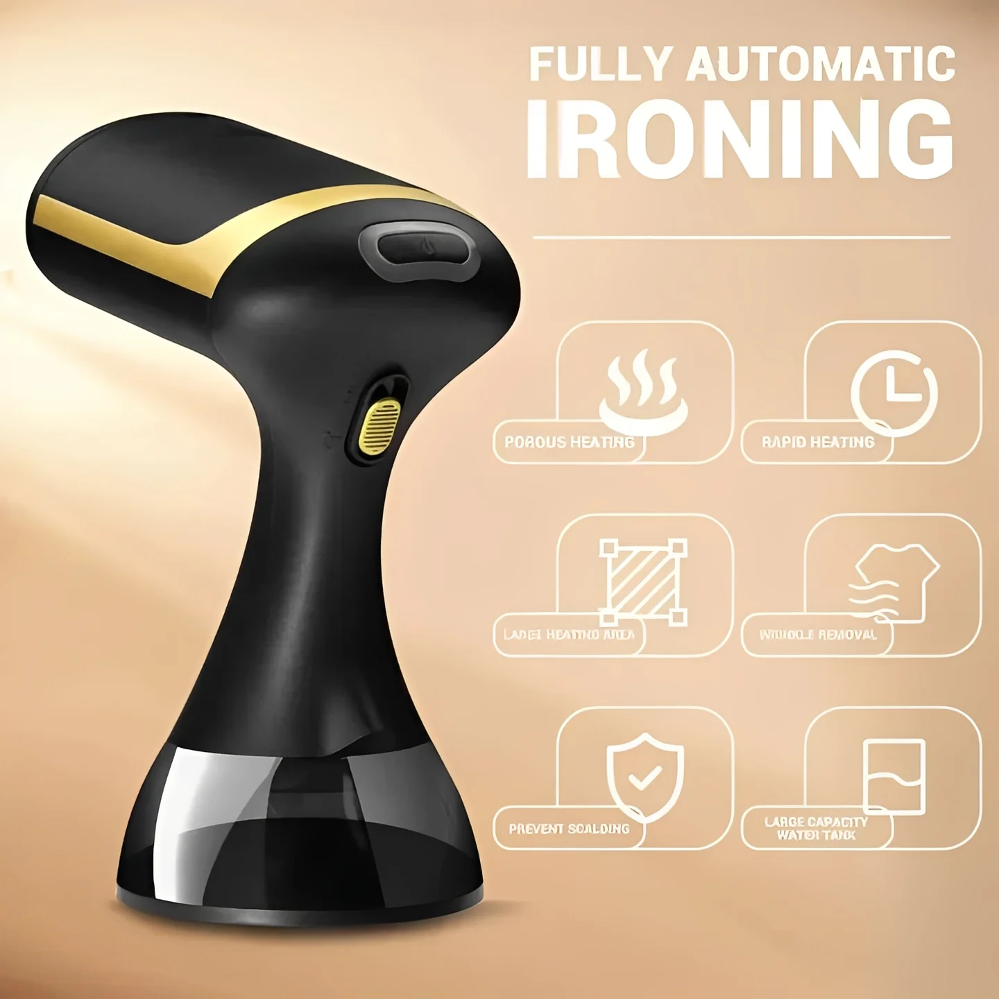 Portable Garment Steamer for Wrinkle Removal on Clothes - Image 6