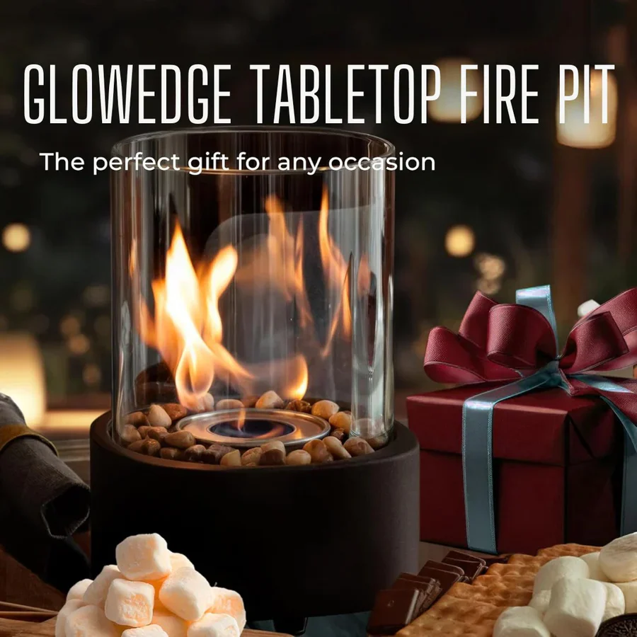 Mini Portable Glass Tabletop Fireplace - Image 11