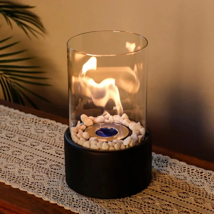 Mini Portable Glass Tabletop Fireplace - Image 16