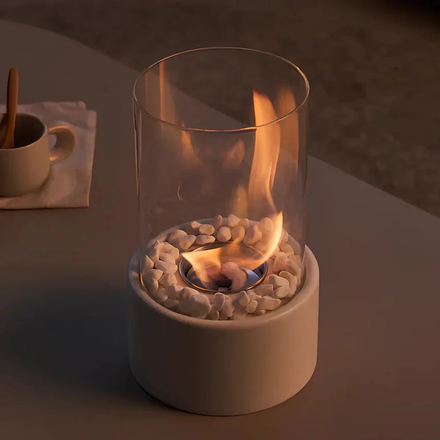 Mini Portable Glass Tabletop Fireplace - Image 17