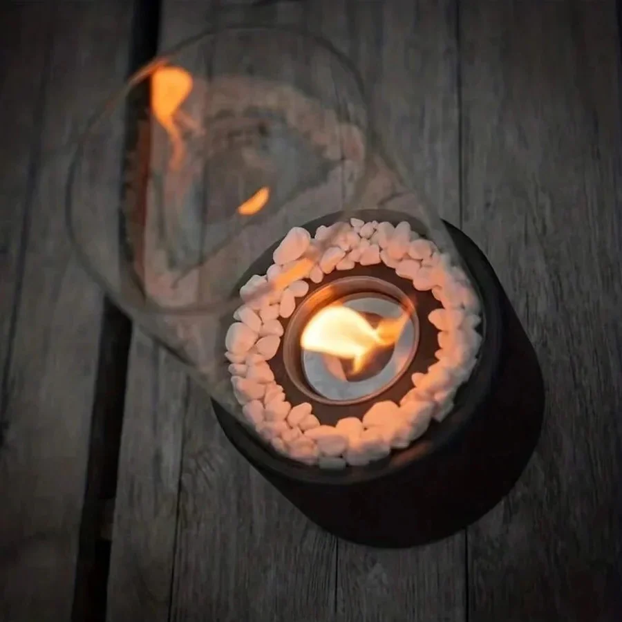 Mini Portable Glass Tabletop Fireplace - Image 18