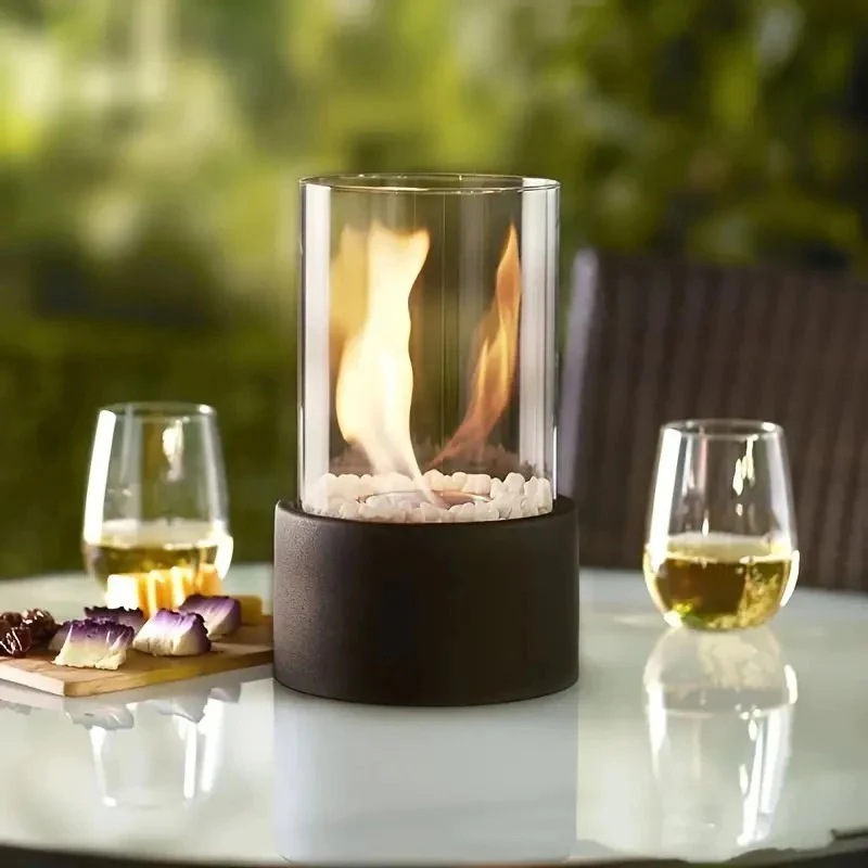 Mini Portable Glass Tabletop Fireplace - Image 19
