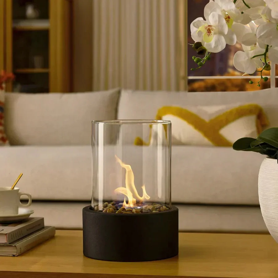 Mini Portable Glass Tabletop Fireplace - Image 20