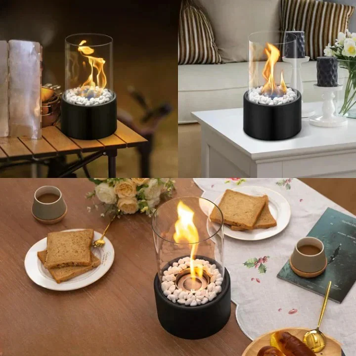 Mini Portable Glass Tabletop Fireplace - Image 21