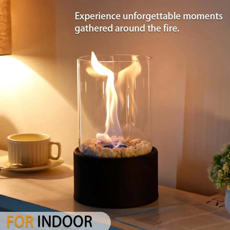 Mini Portable Glass Tabletop Fireplace - Image 23