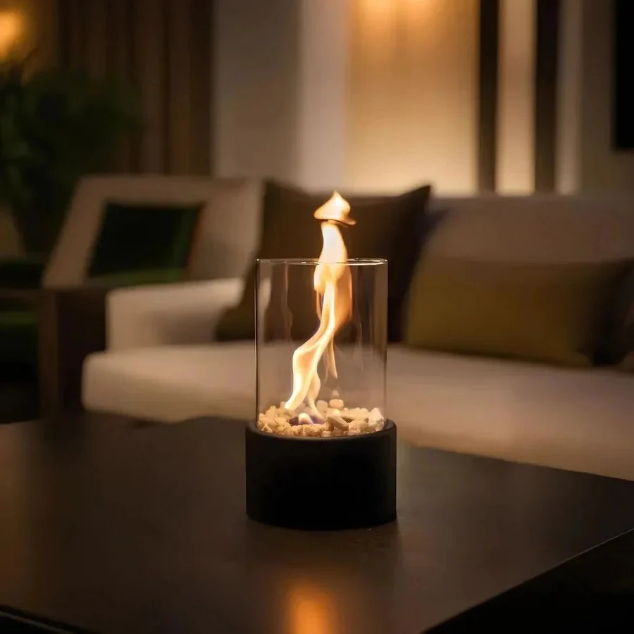 Mini Portable Glass Tabletop Fireplace - Image 24