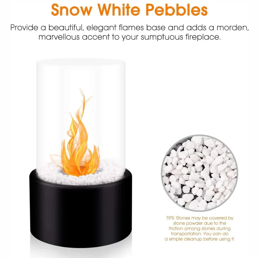Mini Portable Glass Tabletop Fireplace - Image 5