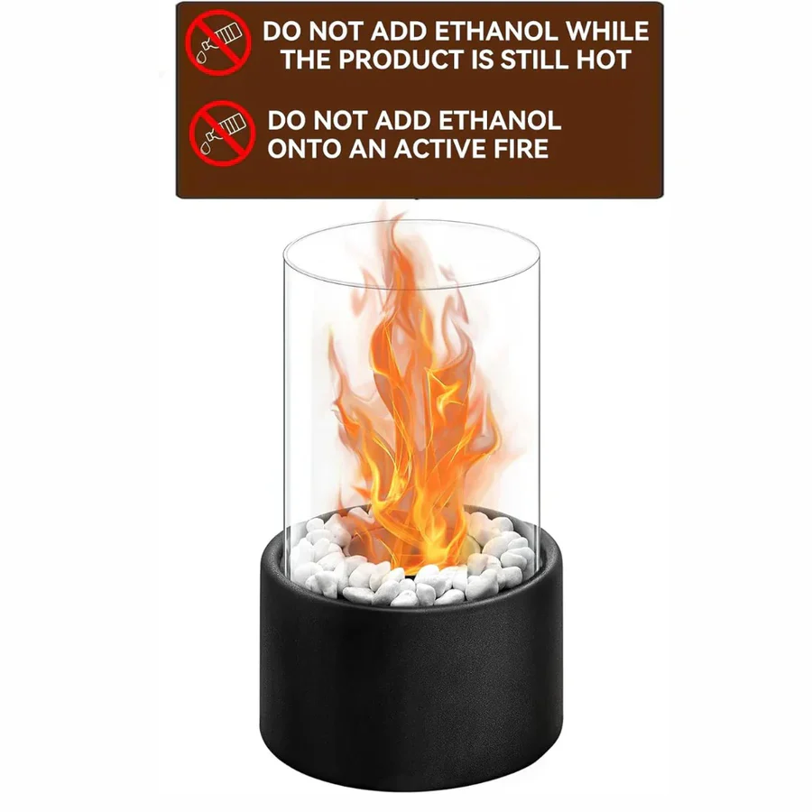 Mini Portable Glass Tabletop Fireplace - Image 6