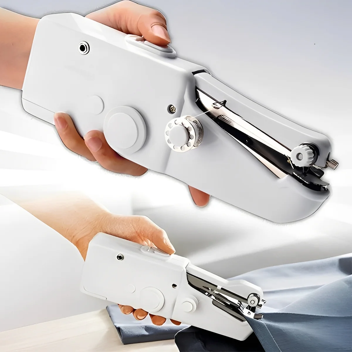 Battery Operated Handheld Sewing Machine for Light Fabrics - Image 2