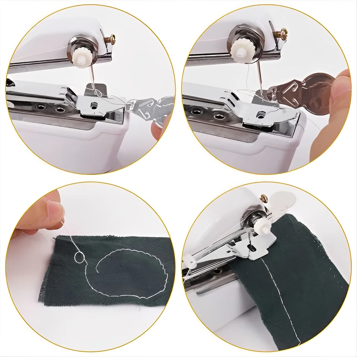 Battery Operated Handheld Sewing Machine for Light Fabrics - Image 8