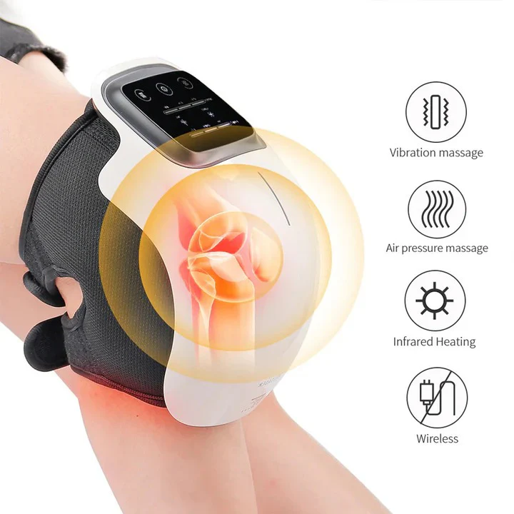 Knee Massager with Heat and Vibration for Comfort Support - Image 2