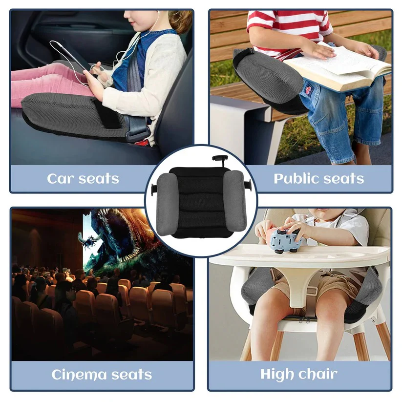 Inflatable Travel Seat Height Cushion with Carry Bag for Kids - Image 4