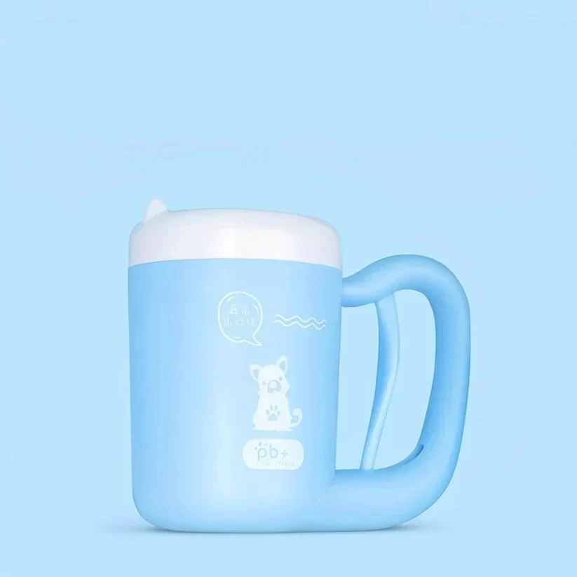 Portable Pet Paw Washing Cup with Soft Silicone Cleaning Bristles for Mud and Dirt Removal - Image 5