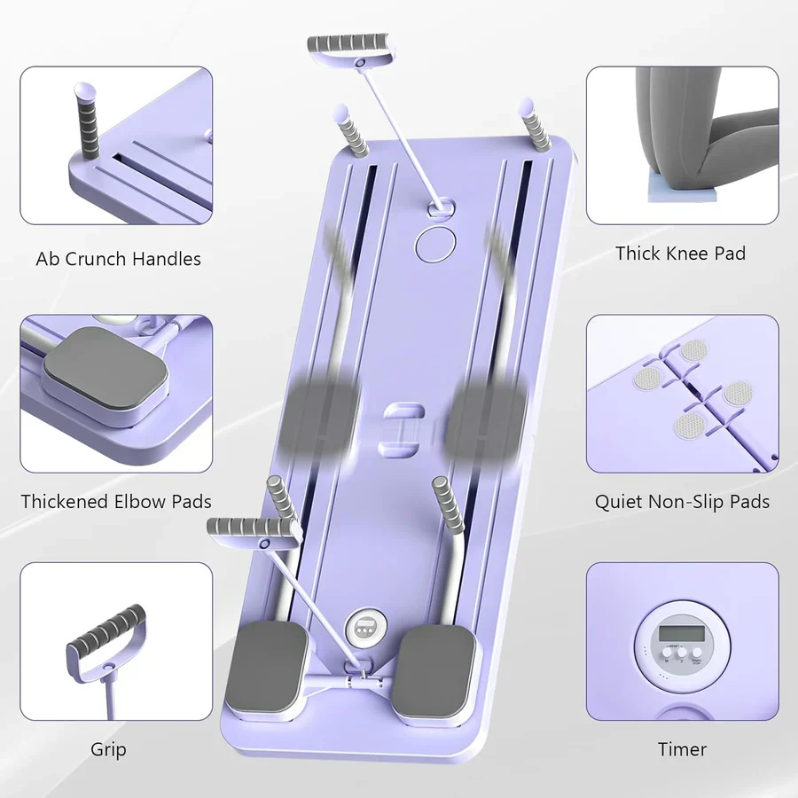 Foldable Pilates Reformer Board for Home & Travel - Image 4