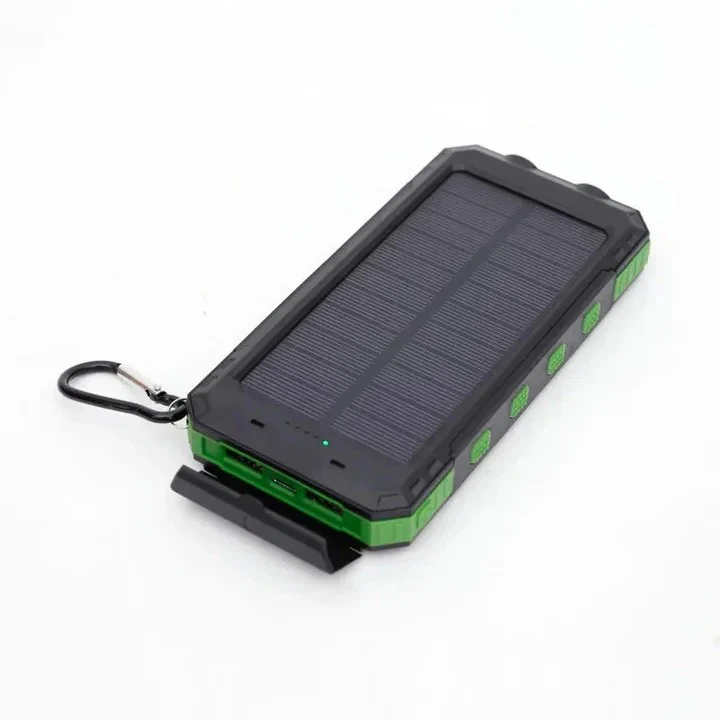 Portable Solar Power Bank With Dual USB Outputs - Image 3