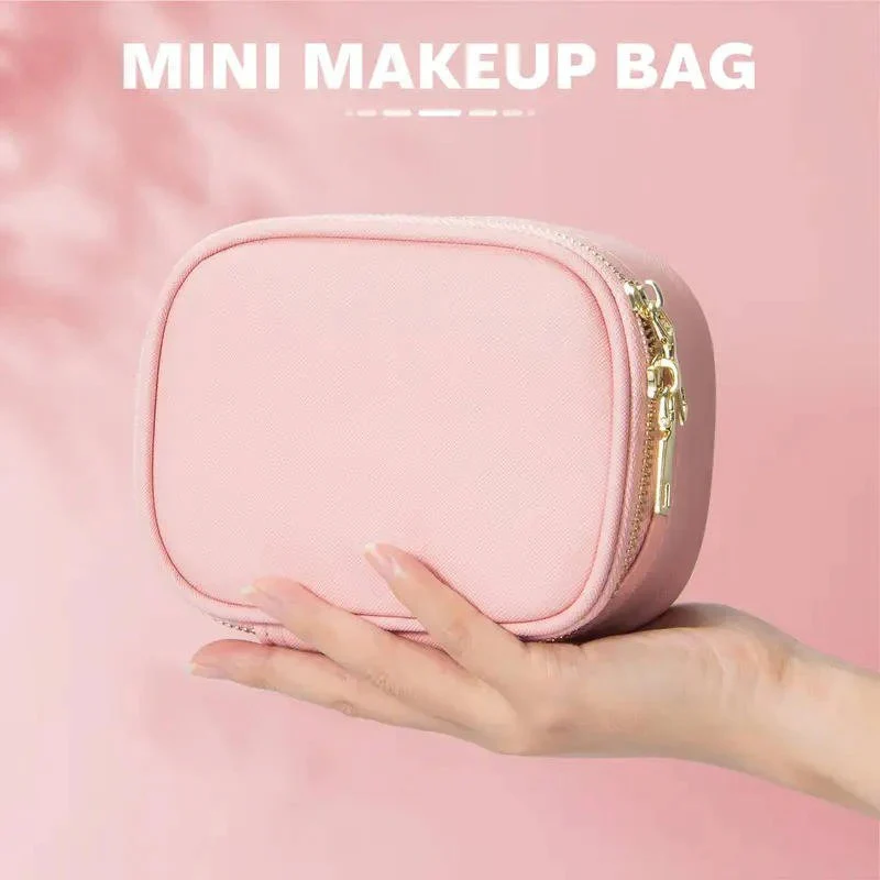 Portable Travel Cosmetic Case with Adjustable LED Mirror and Organizer - Image 7