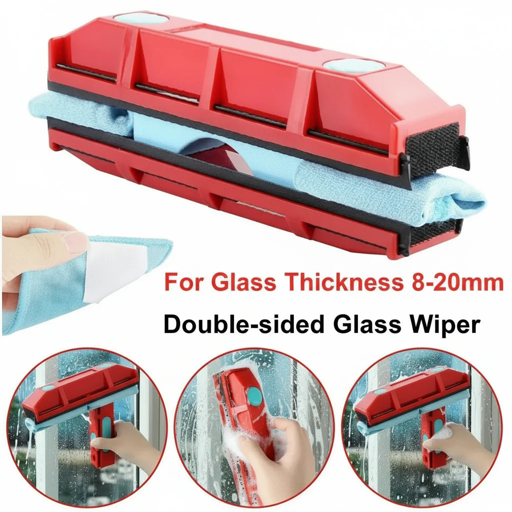 Magnetic Double-Sided Window Cleaning Tool - Image 4