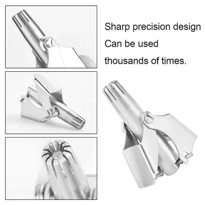 Precision Stainless Steel Nose Hair Trimmer for Gentle Grooming - Image 7
