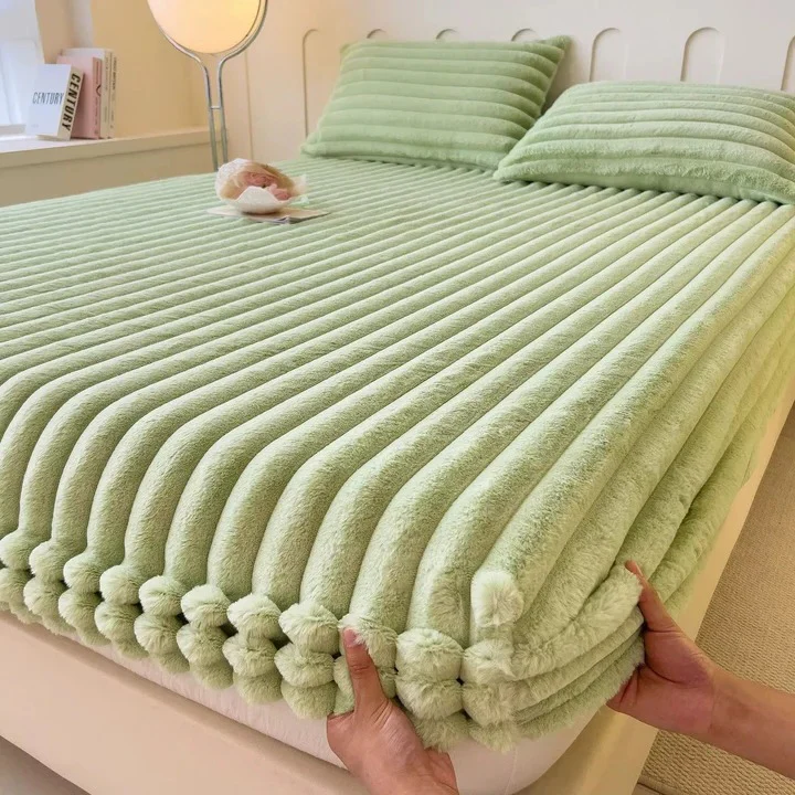 Fitted Bed Sheet with Deep Pocket Design - Image 3