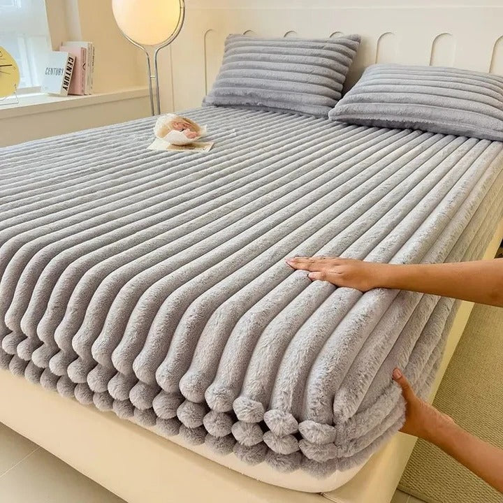 Fitted Bed Sheet with Deep Pocket Design - Image 5