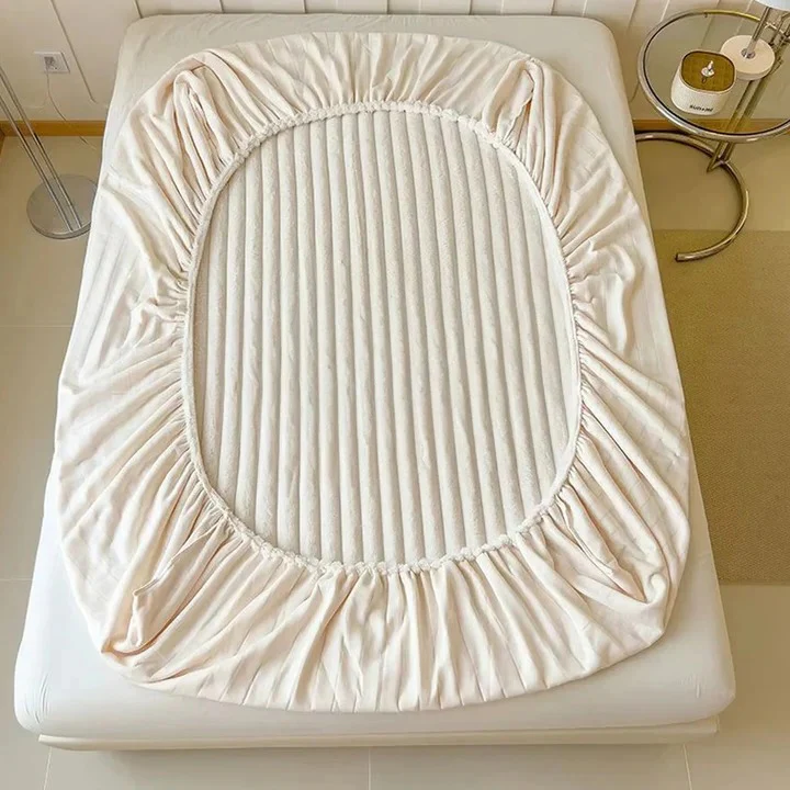 Fitted Bed Sheet with Deep Pocket Design - Image 6