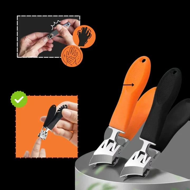 Manual Wide Jaw Nail Clipper with Curved Cutting Edge - Image 7