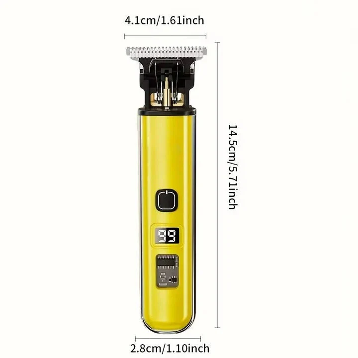 Rechargeable Hair Trimmer with Detachable Blade and LED Indicator - Image 11