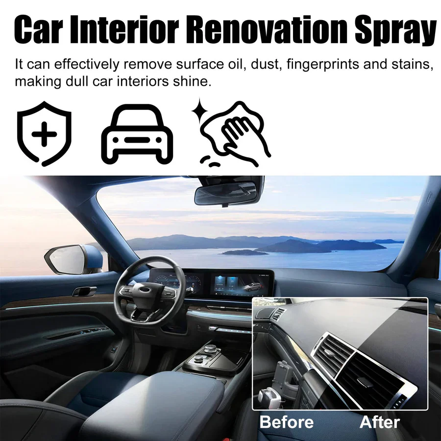 Professional Car Interior Cleaner Set of 3 - Image 2