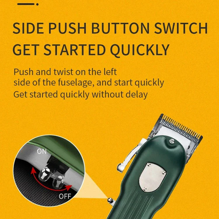 Professional Dog Hair Clipper All Metal Rechargeable - Image 6