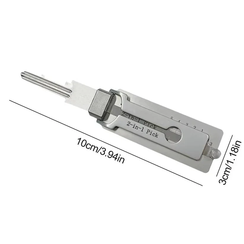 Stainless Steel Locksmith Tool Kit for Automotive Maintenance - Image 3