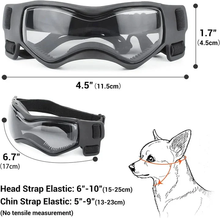 Ventilated Dog Goggles with Adjustable Strap - Image 8