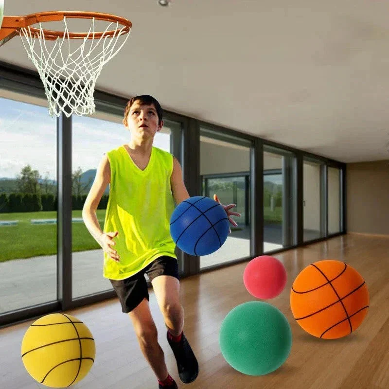 Foam Basketball Non-Inflatable PU Foam Design, Indoor Dribbling Practice - Image 6