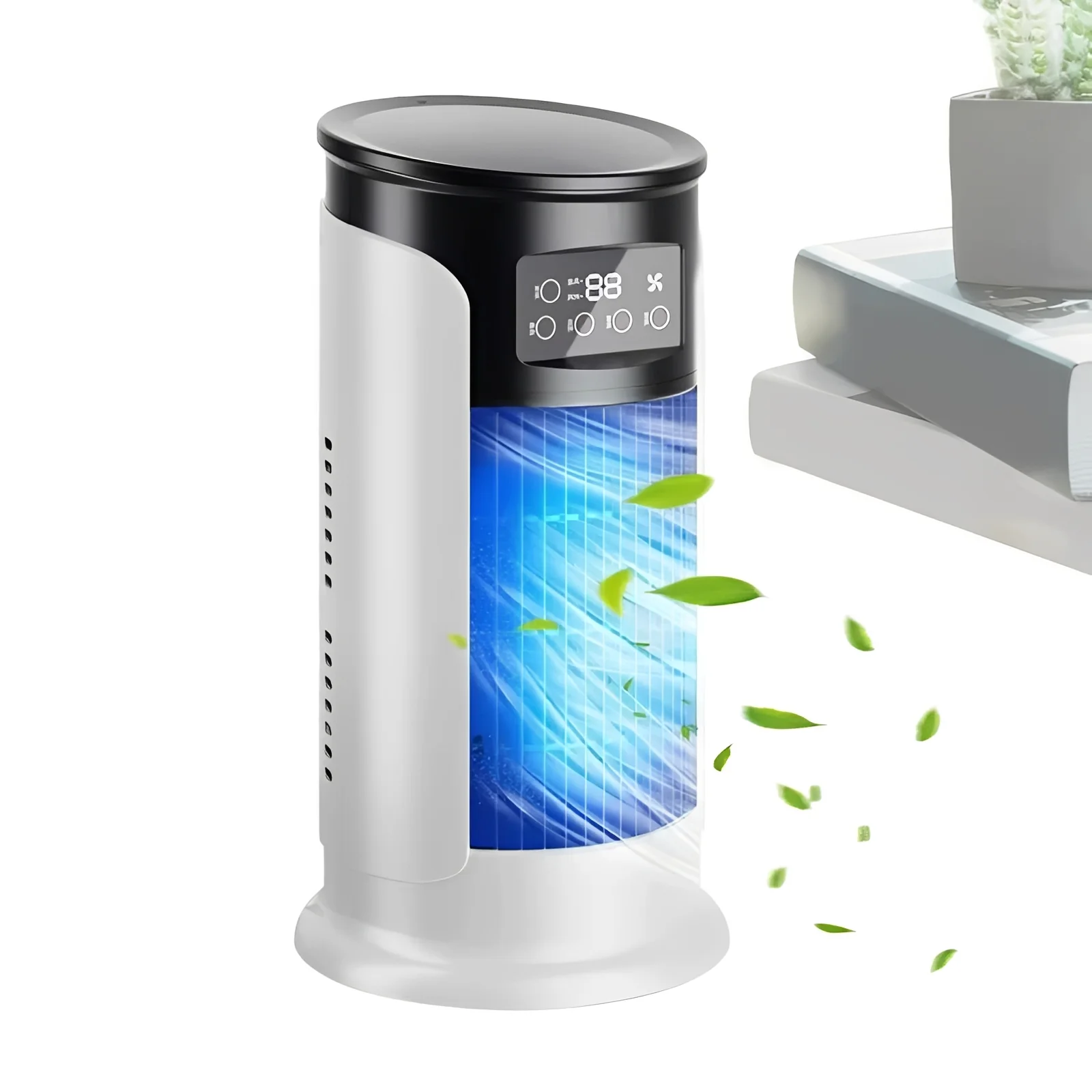 Portable Evaporative Cooling Fan with 10 oz Water Reservoir - Image 2