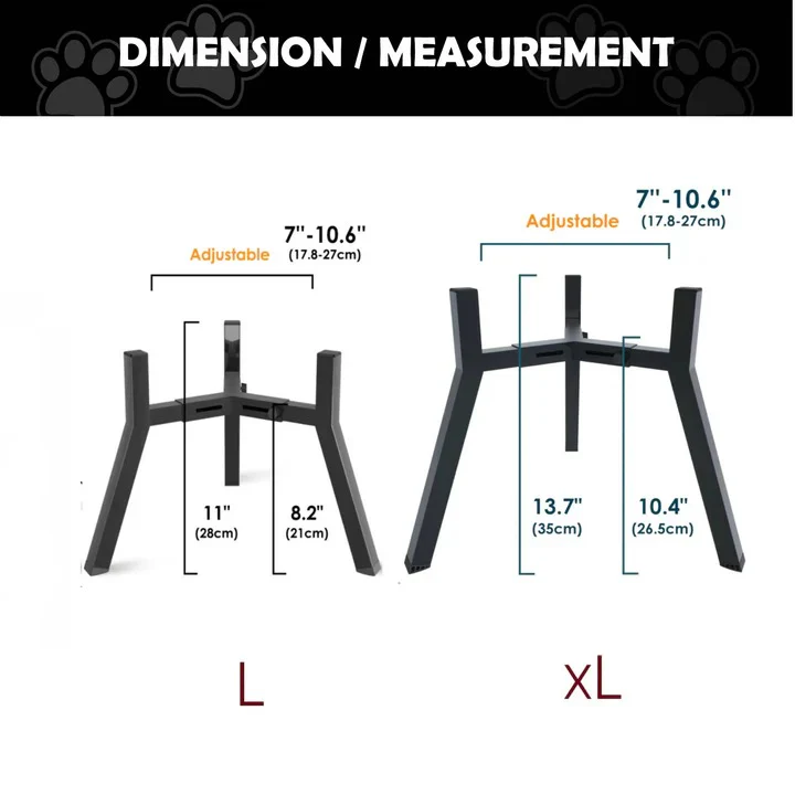 Raised Dog Bowl Stand with Elevated Design - Image 7
