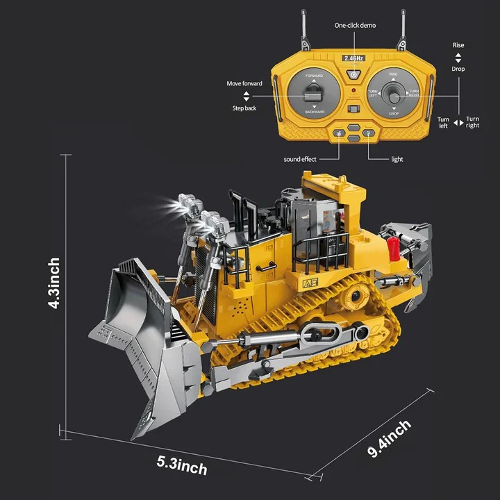 Remote Control Construction Vehicle with Interchangeable Tools - Image 15