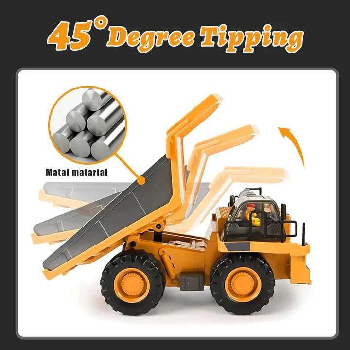 Remote Control Construction Vehicle with Interchangeable Tools - Image 16