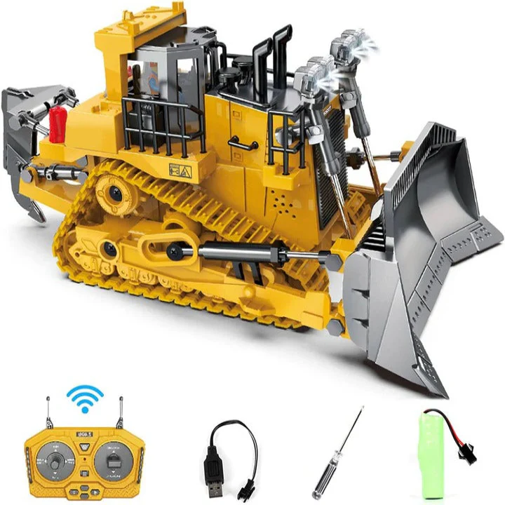 Remote Control Construction Vehicle with Interchangeable Tools - Image 2