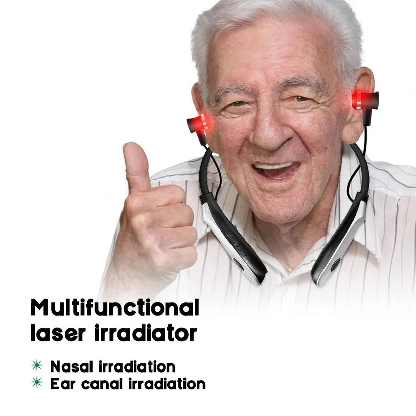 Rechargeable 650nm Red Light Device with Dual Ear and Nasal Probes - Image 3