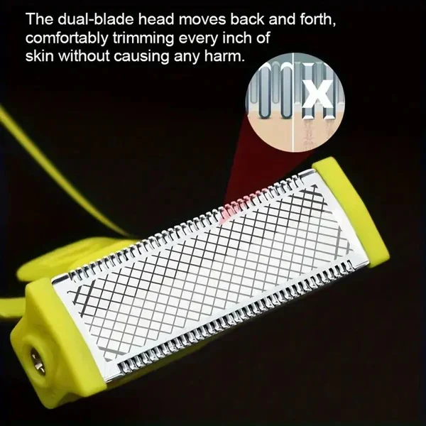 Rechargeable Electric Shaver and Trimmer for Men, Wet and Dry Use - Image 5