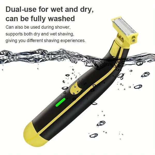 Rechargeable Electric Shaver and Trimmer for Men, Wet and Dry Use - Image 6