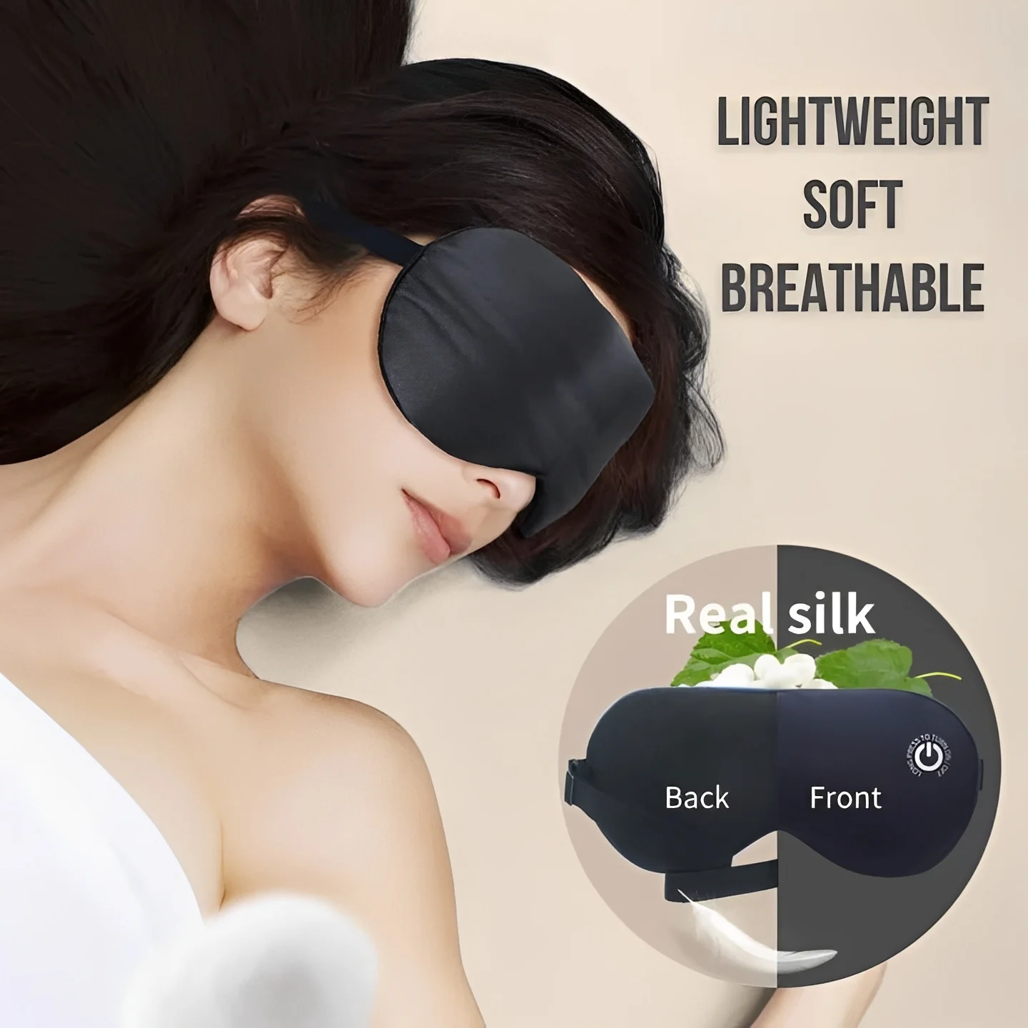 Rechargeable Heated Eye Mask for Relaxation and Sleep Support - Image 4