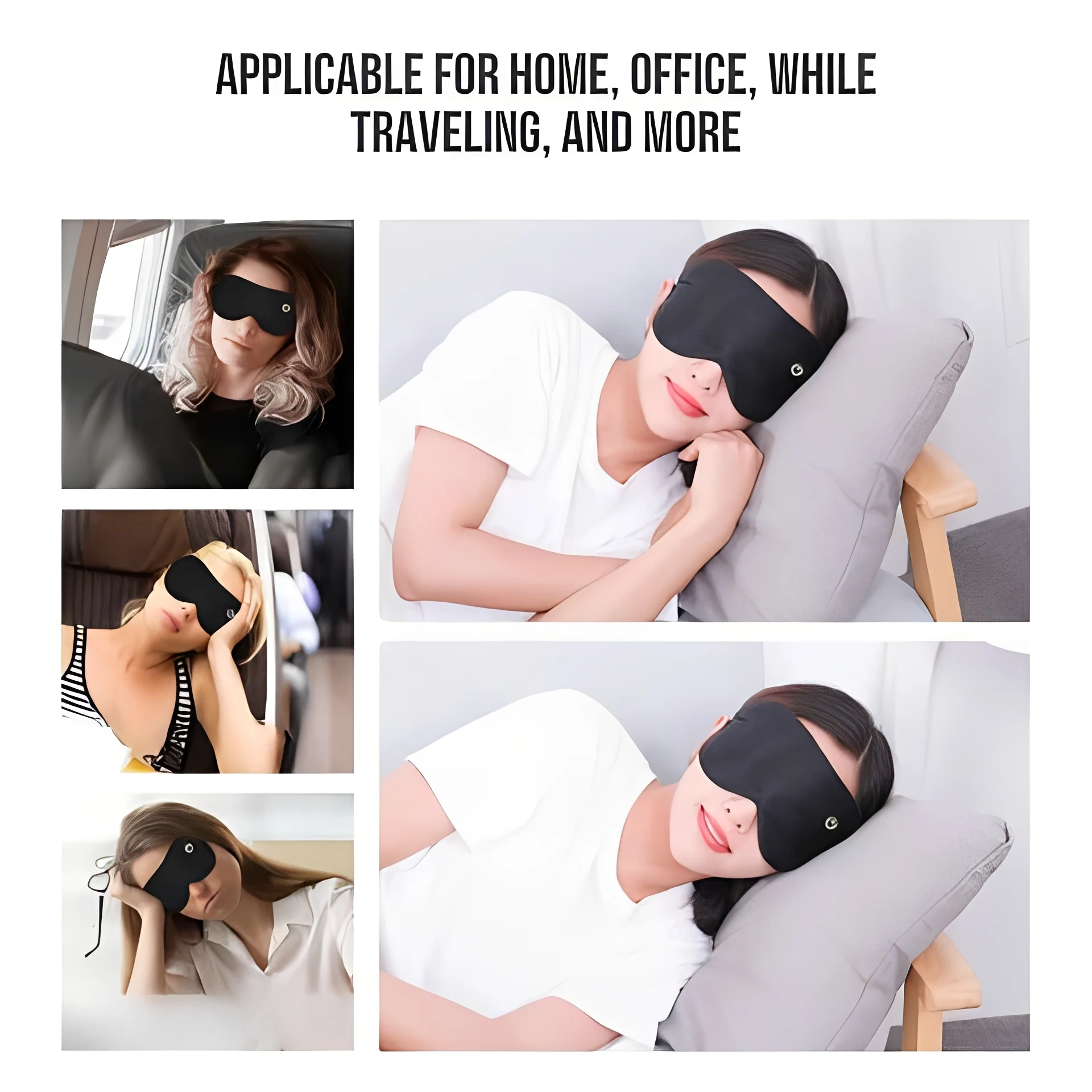 Rechargeable Heated Eye Mask for Relaxation and Sleep Support - Image 9