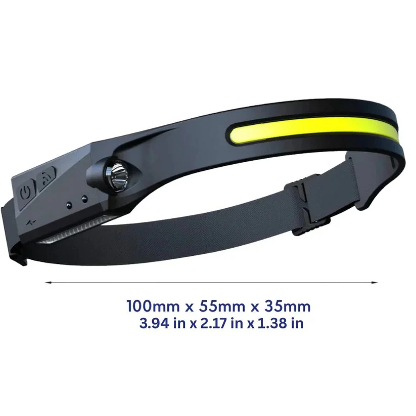 Rechargeable Motion Sensor Head Torch with Adjustable Beam and High Lumen Output - Image 3
