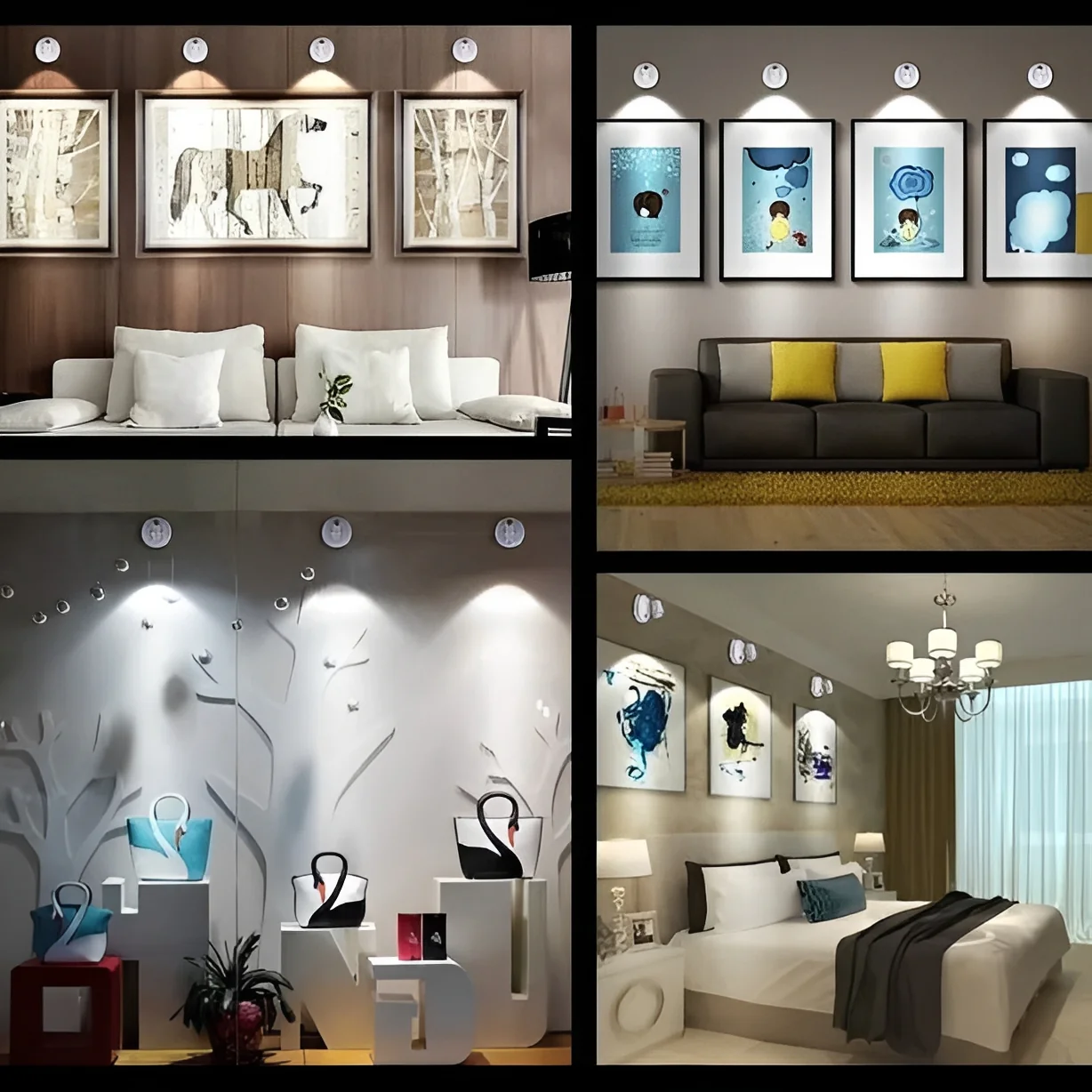 Rechargeable Wireless LED Spotlight with Warm Ambient Glow - Image 6